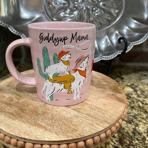 Prima design GIDDYUP MAMA pink coffee mug - Brand New